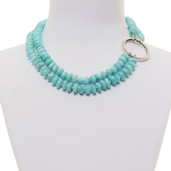 Collana a due fili in Amazzonite