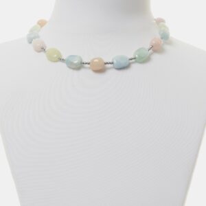 Collana in Acquamarina e Morganite