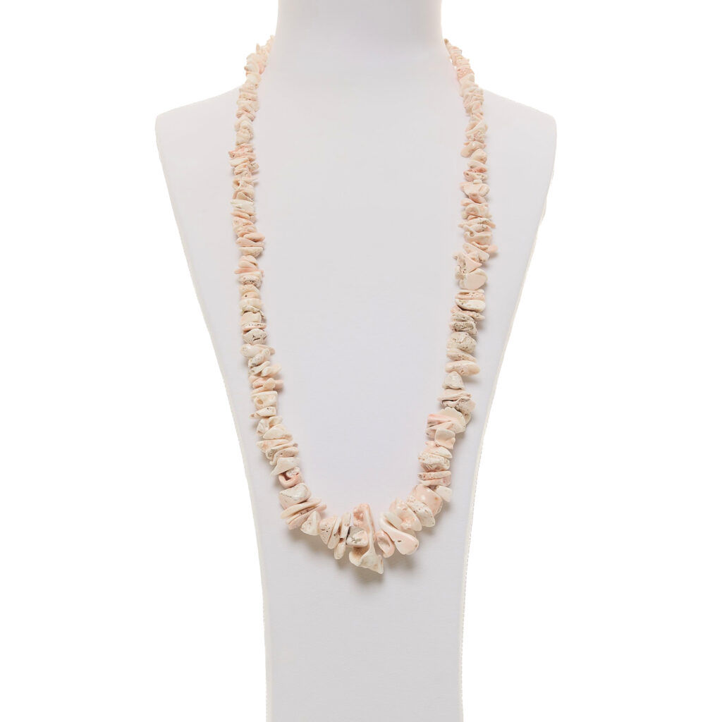 Collana in Corallo pelle d'Angelo con Argento
