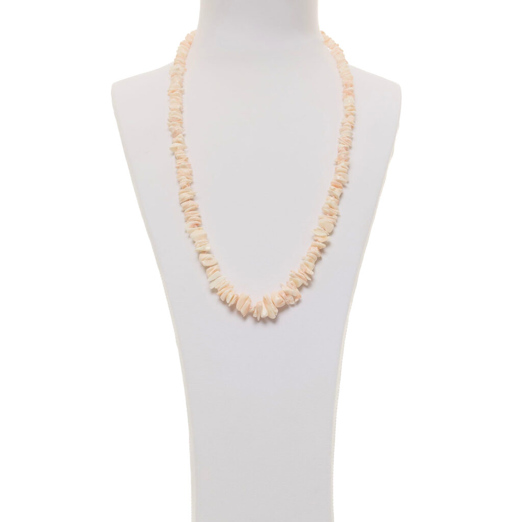 Collana in Corallo pelle d'Angelo con Argento