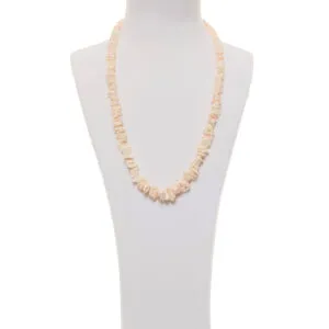 Collana in Corallo pelle d'Angelo con Argento