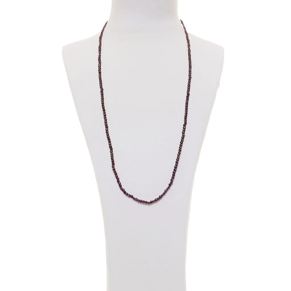 Collier moyen grenat