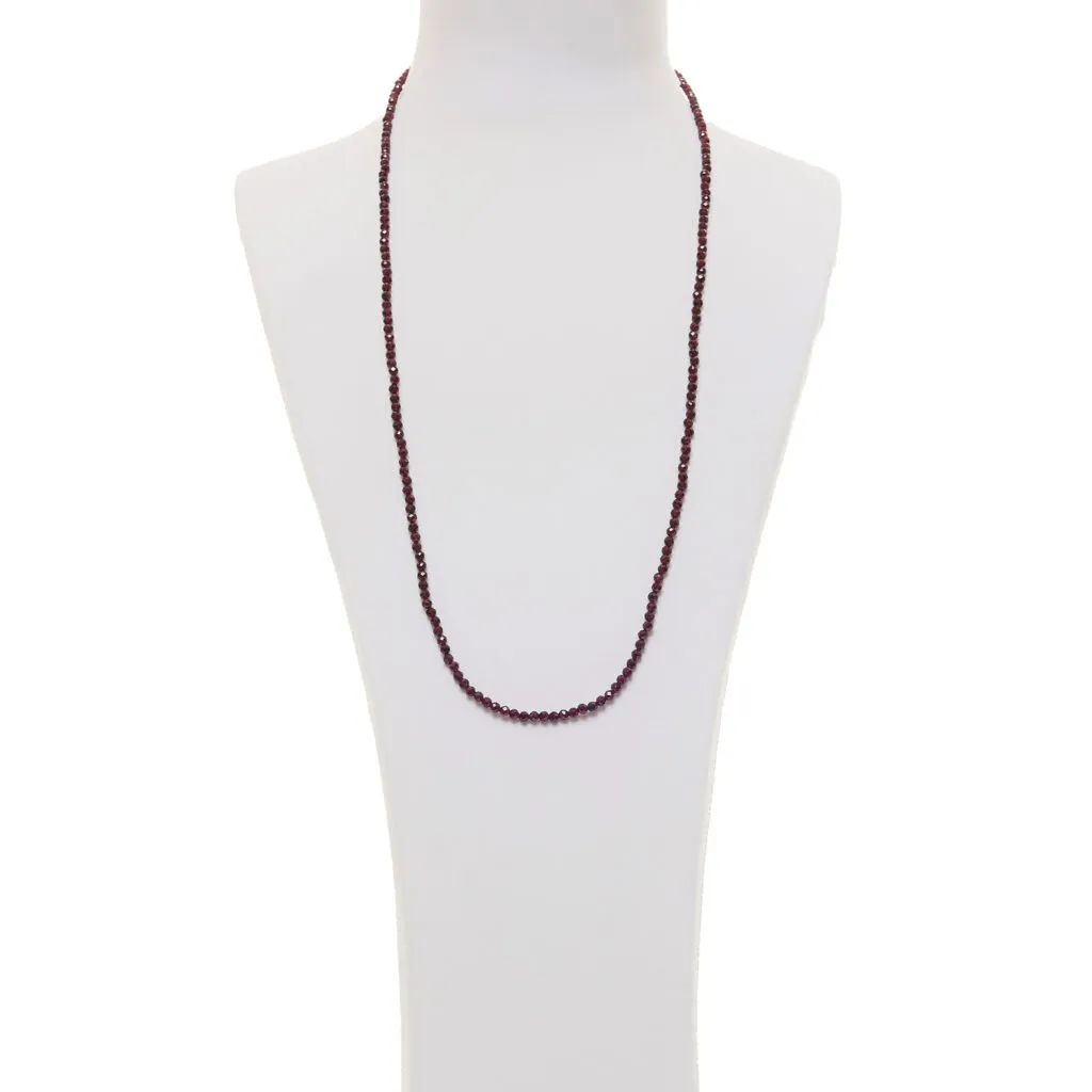 Collier moyen grenat