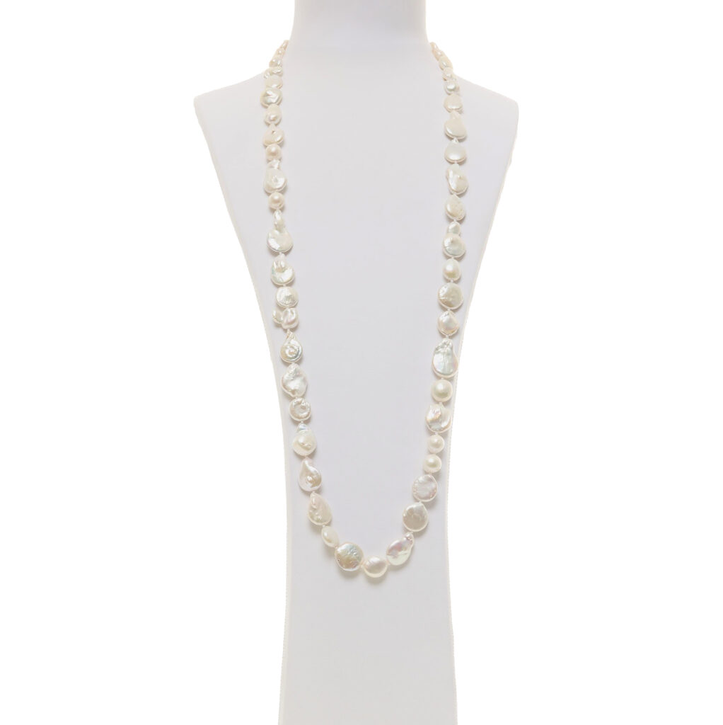 Collana in Perle di Fiume ed Argento