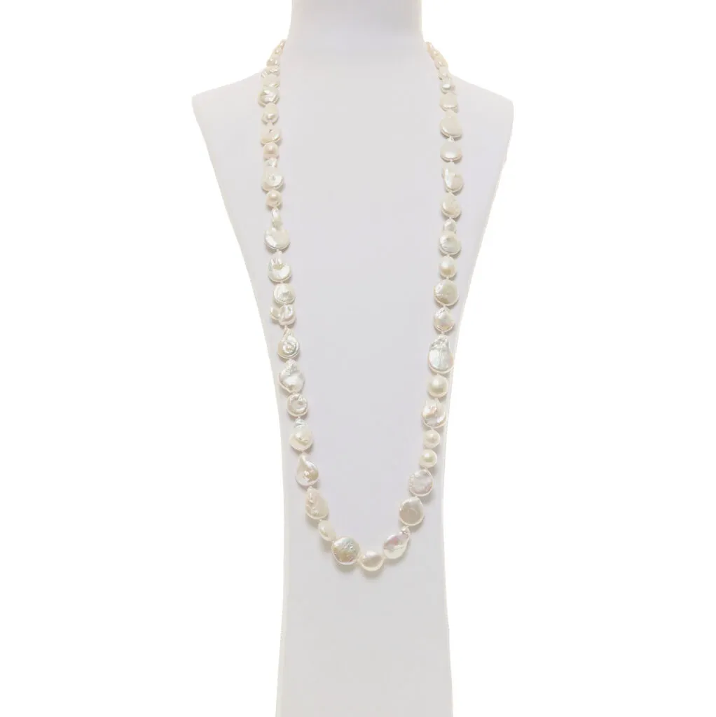 Collana in Perle di Fiume ed Argento