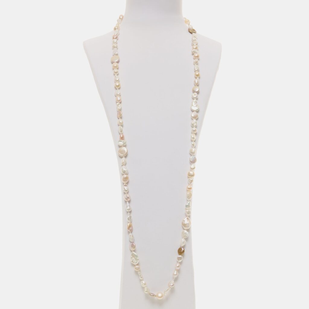 Collana in Perle di Fiume ed Argento