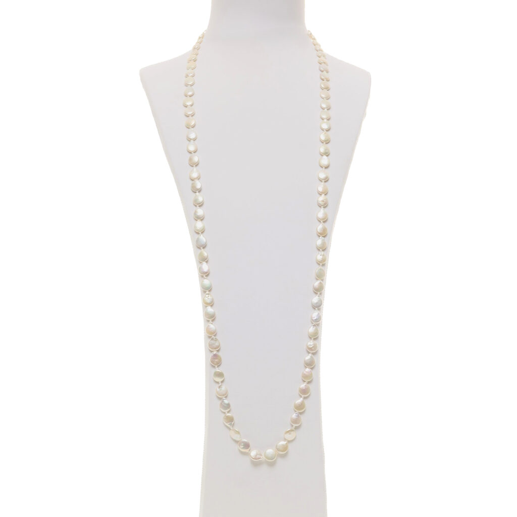 Collana in Perle di Fiume ed Argento