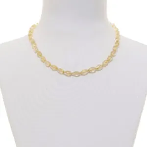 Collane corta in Citrino Sfaccettato