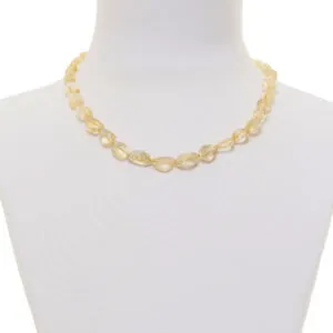 Collane corta in Citrino Sfaccettato