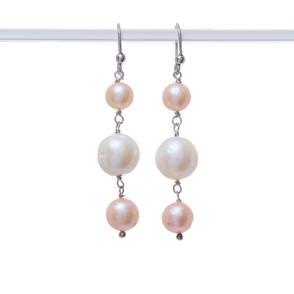 Orecchini in Perle ed Argento