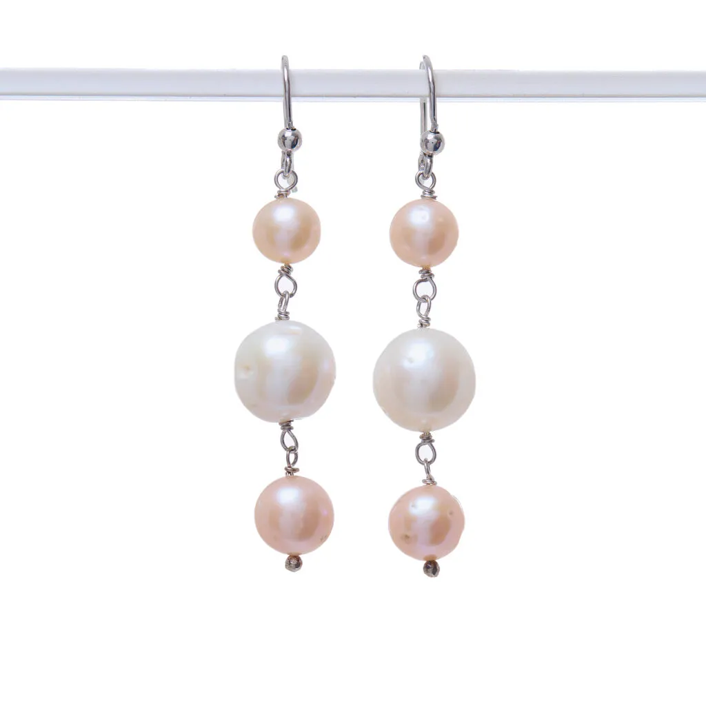 Orecchini in Perle ed Argento