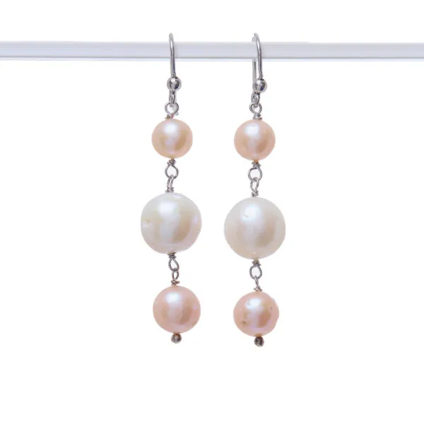 Orecchini in Perle ed Argento