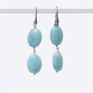 Orecchini in Amazzonite ed Argento
