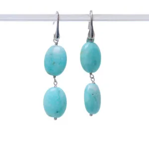 Orecchini in Amazzonite ed Argento