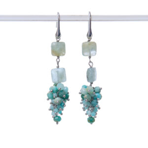 Orecchini in Amazzonite ed Argento