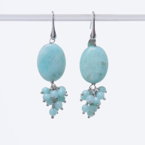 Orecchini in Amazzonite ed Argento