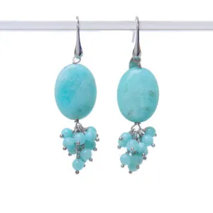 Orecchini in Amazzonite ed Argento