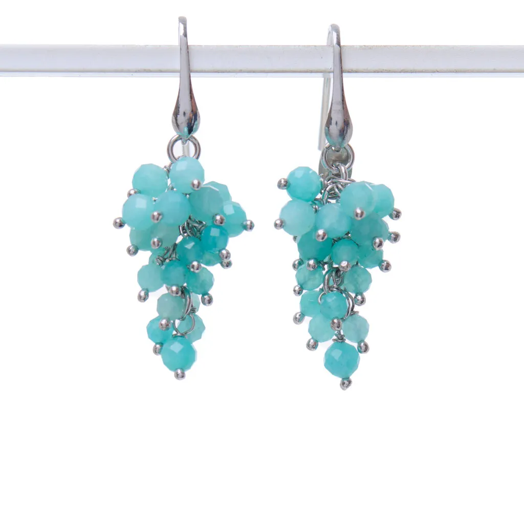 Orecchini in Amazzonite ed Argento