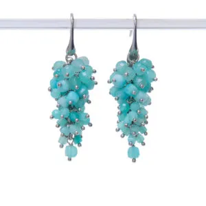 Orecchini in Amazzonite ed Argento