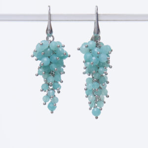 Orecchini in Amazzonite ed Argento