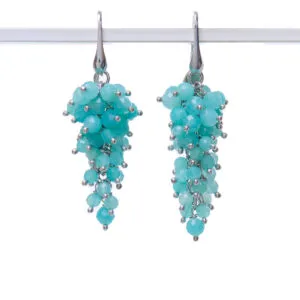 Orecchini in Amazzonite ed Argento