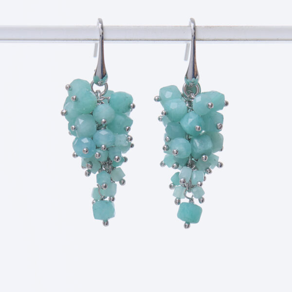 Orecchini in Amazzonite ed Argento