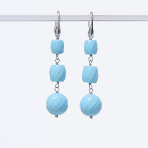 Orecchini in Argento e Pasta di Turchese