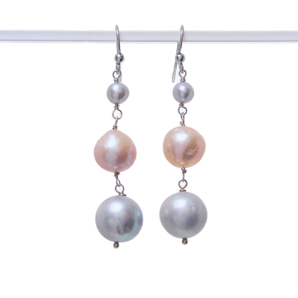 Orecchini in Perle ed Argento
