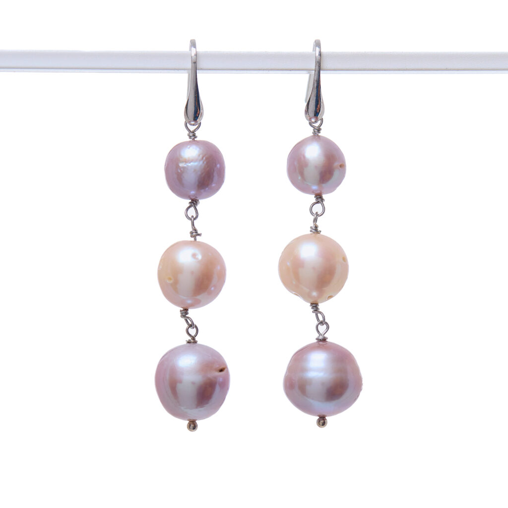 Orecchini in Perle ed Argento