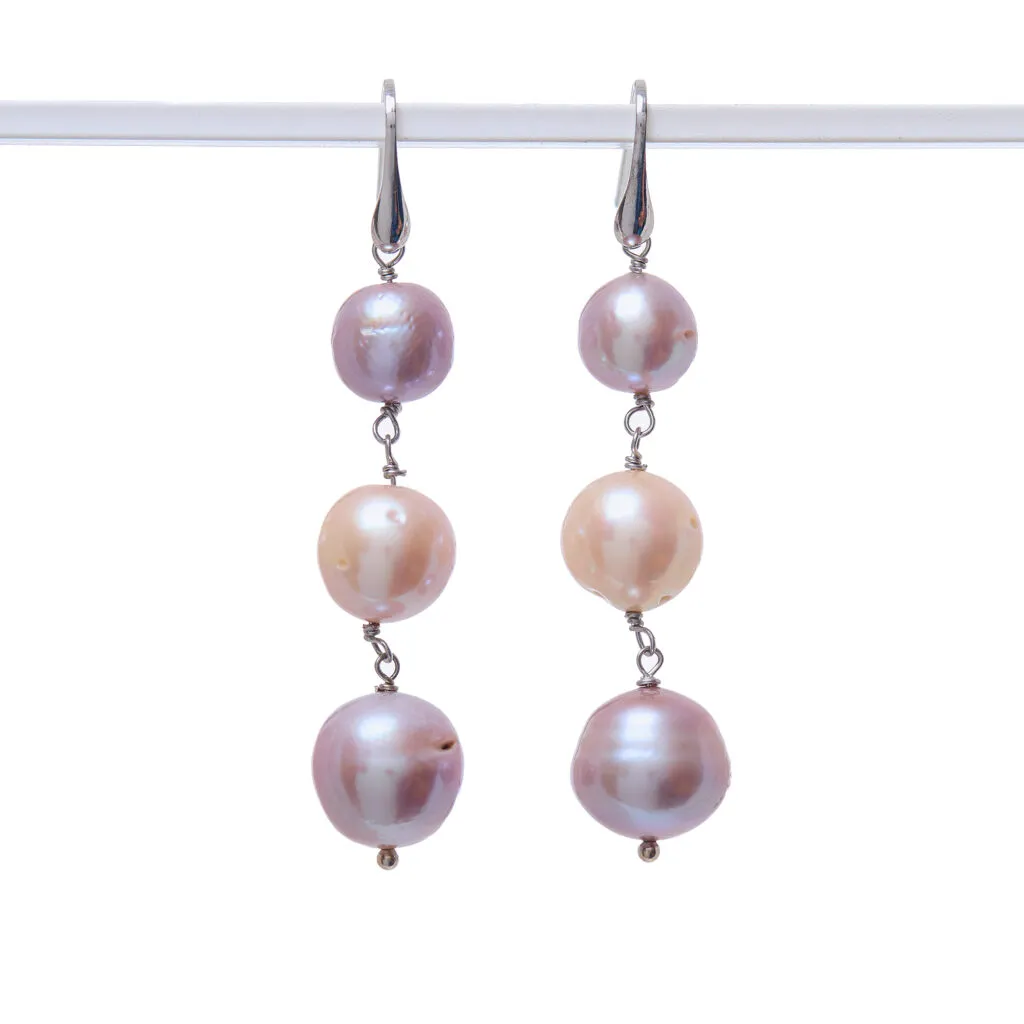 Orecchini in Perle ed Argento