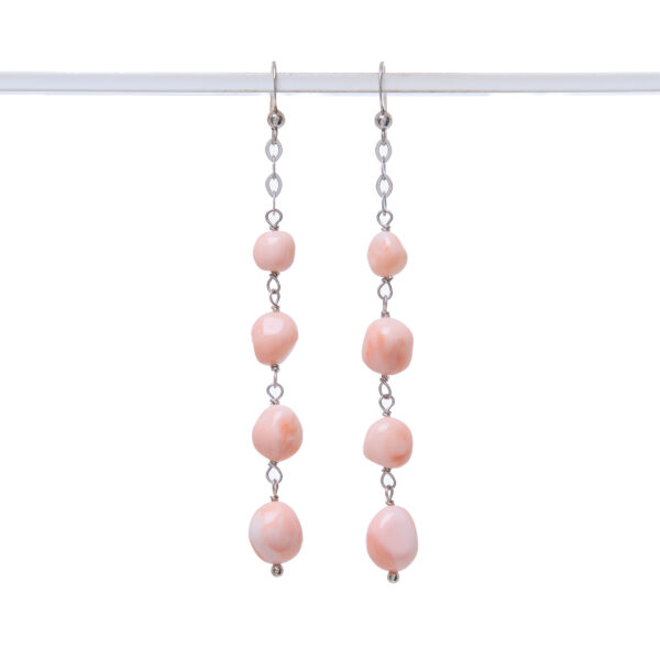 Orecchini in Corallo pelle d'Angelo