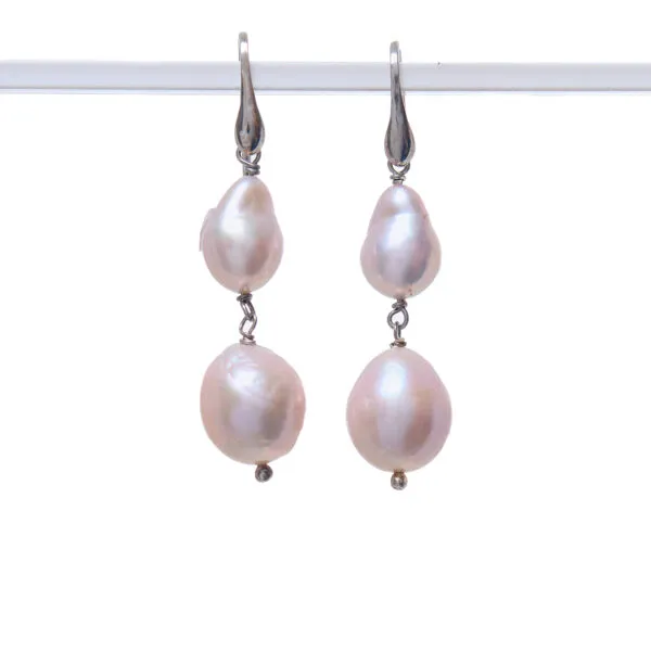 Orecchini in Perle ed Argento