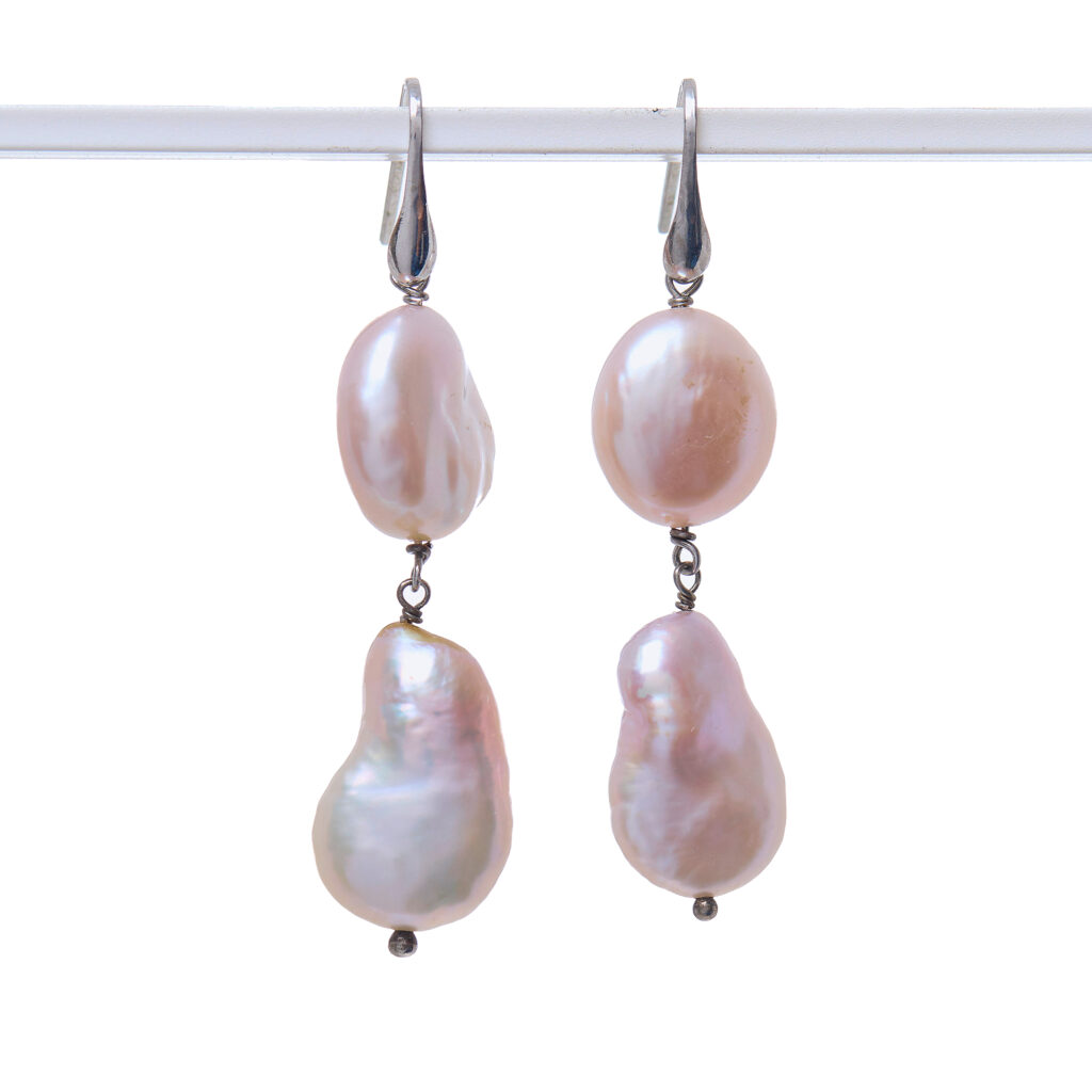 Orecchini in Perle ed Argento