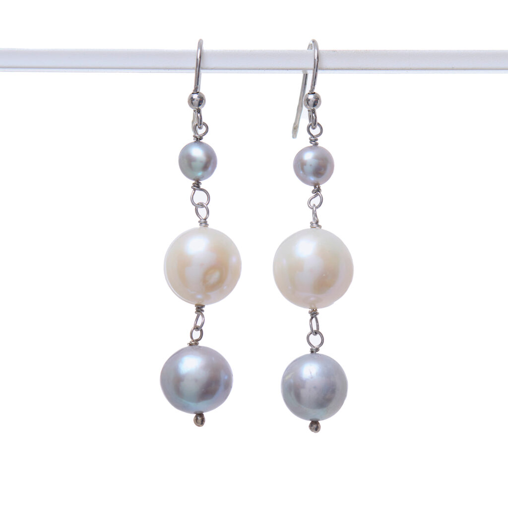 Orecchini in Perle ed Argento