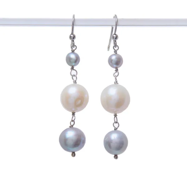 Orecchini in Perle ed Argento