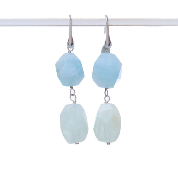 Orecchini in Acquamarina ed Argento