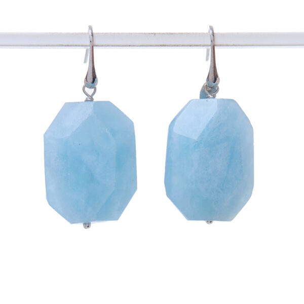 Orecchini in Acquamarina ed Argento