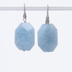 Orecchini in Acquamarina ed Argento