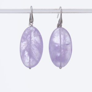 Orecchini in quarzo Ametista ed argento