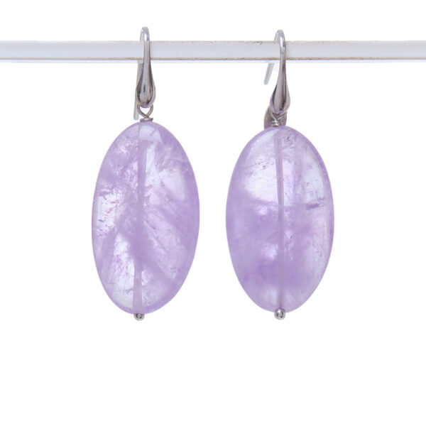 Orecchini in quarzo Ametista ed argento