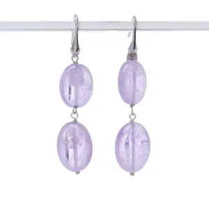 Orecchini in quarzo Ametista ed argento