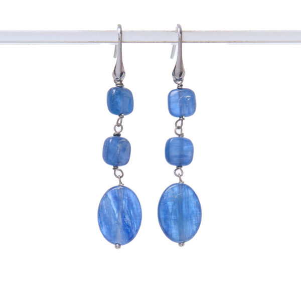 Orecchini in Cianite ed Argento