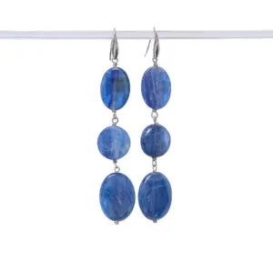 Orecchini in Cianite ed Argento