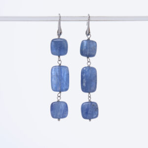 Orecchini in Cianite ed Argento