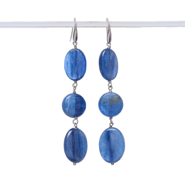 Orecchini in Cianite ed Argento