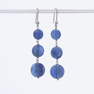 Orecchini in Cianite ed Argento