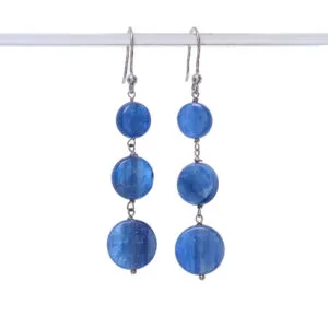 Orecchini in Cianite ed Argento
