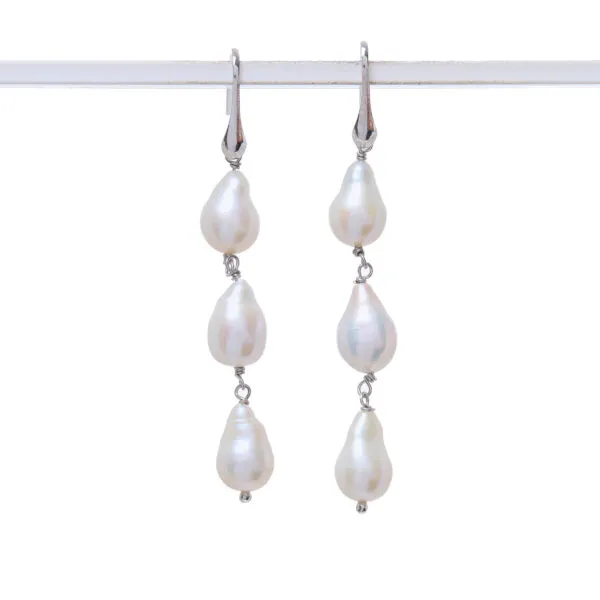 Orecchini in Perle ed Argento