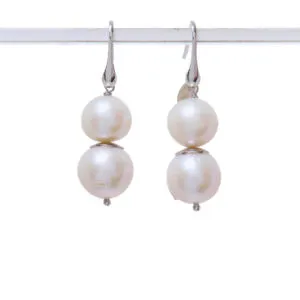 Orecchini in Perle ed elementi in Argento