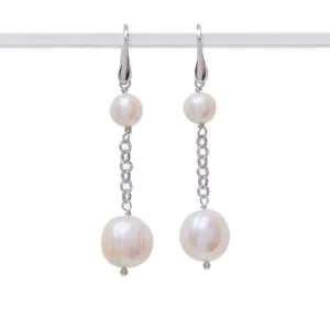 Orecchini in Perle ed Argento